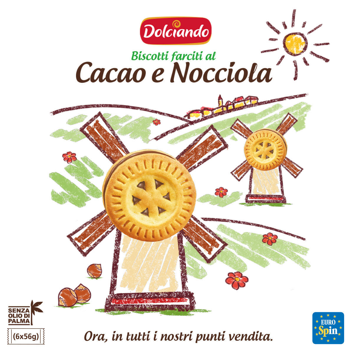 BISCOTTI CACAO E NOCCIOLA