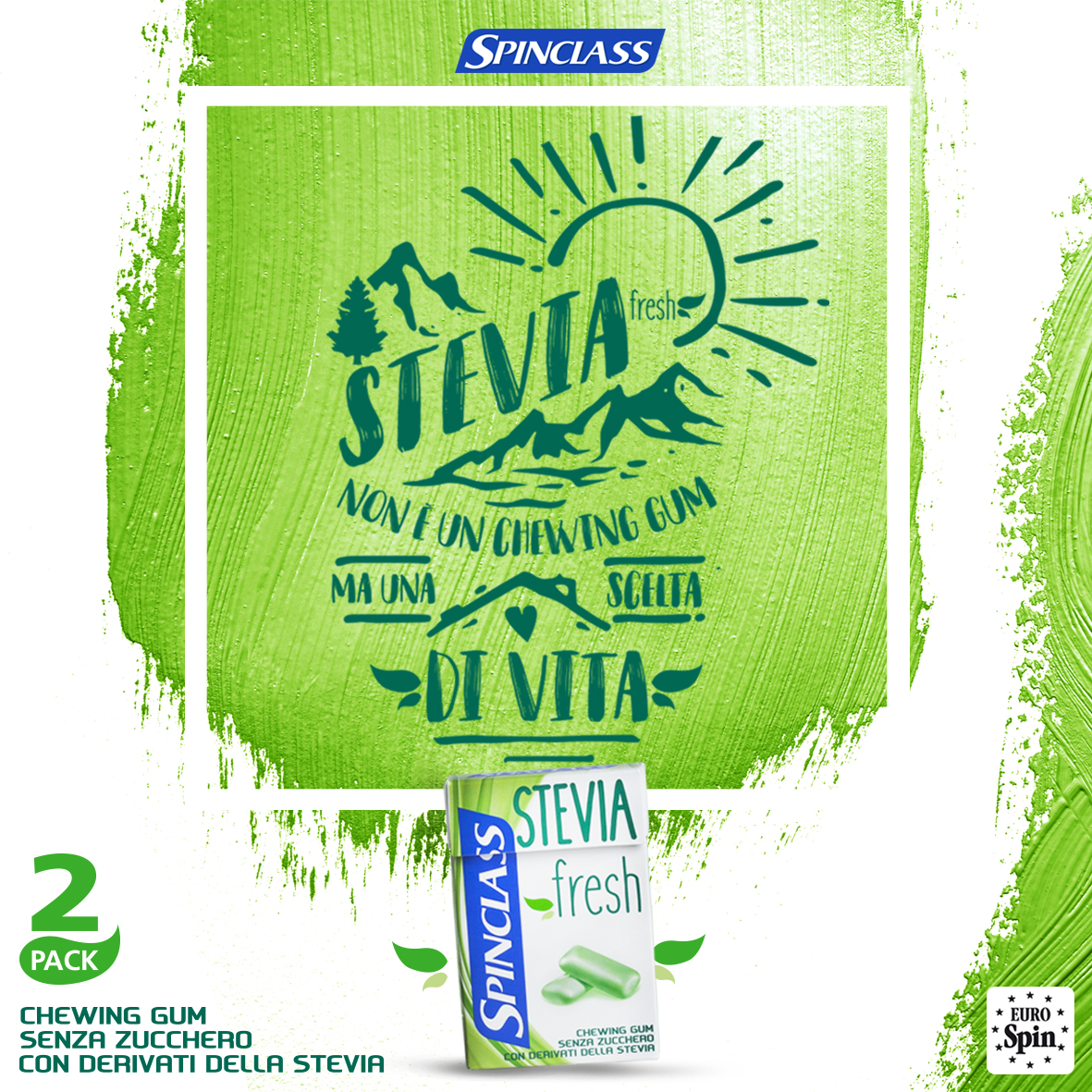 CHEWING GUM ALLA STEVIA