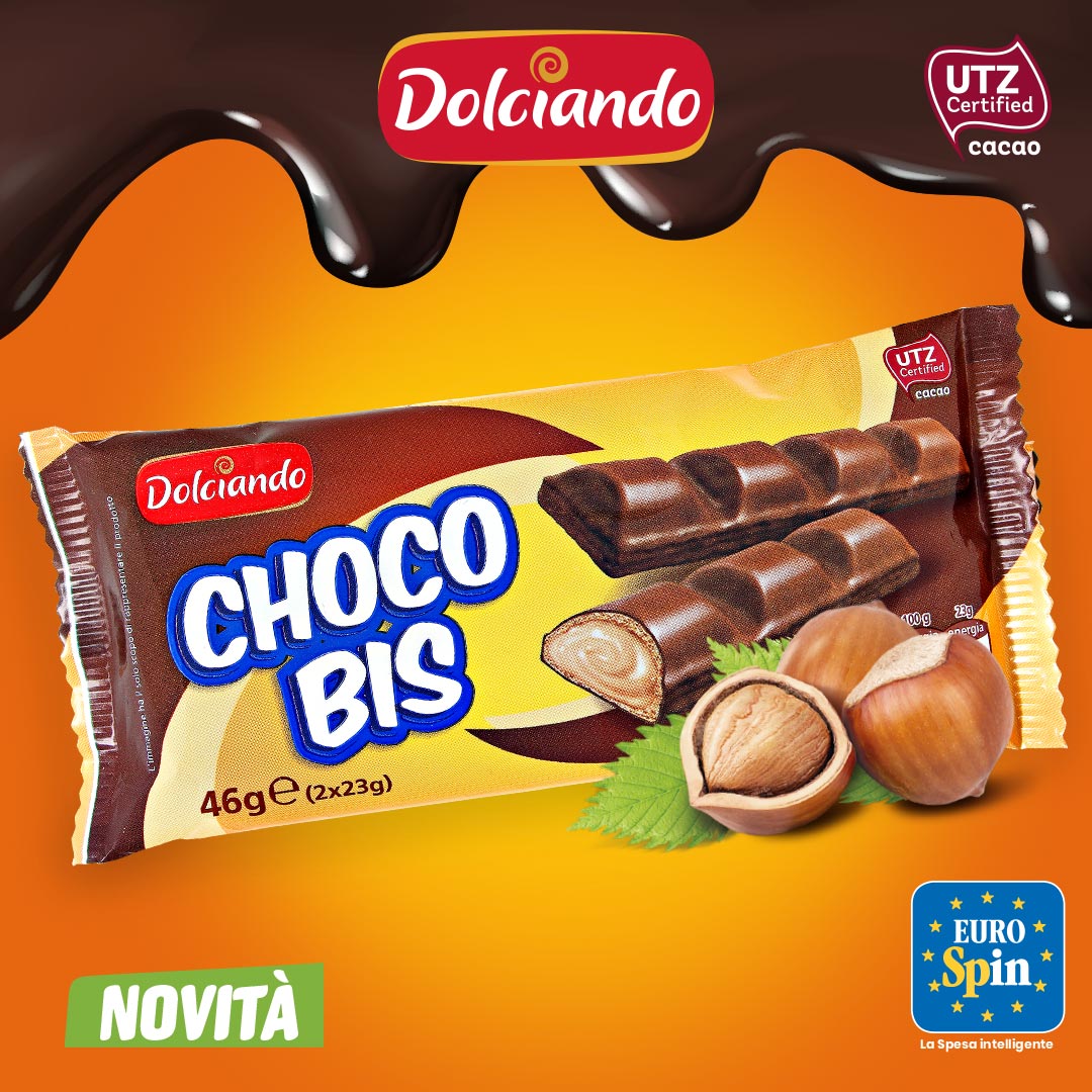 Snack Wafer Dolciando ChocoBis