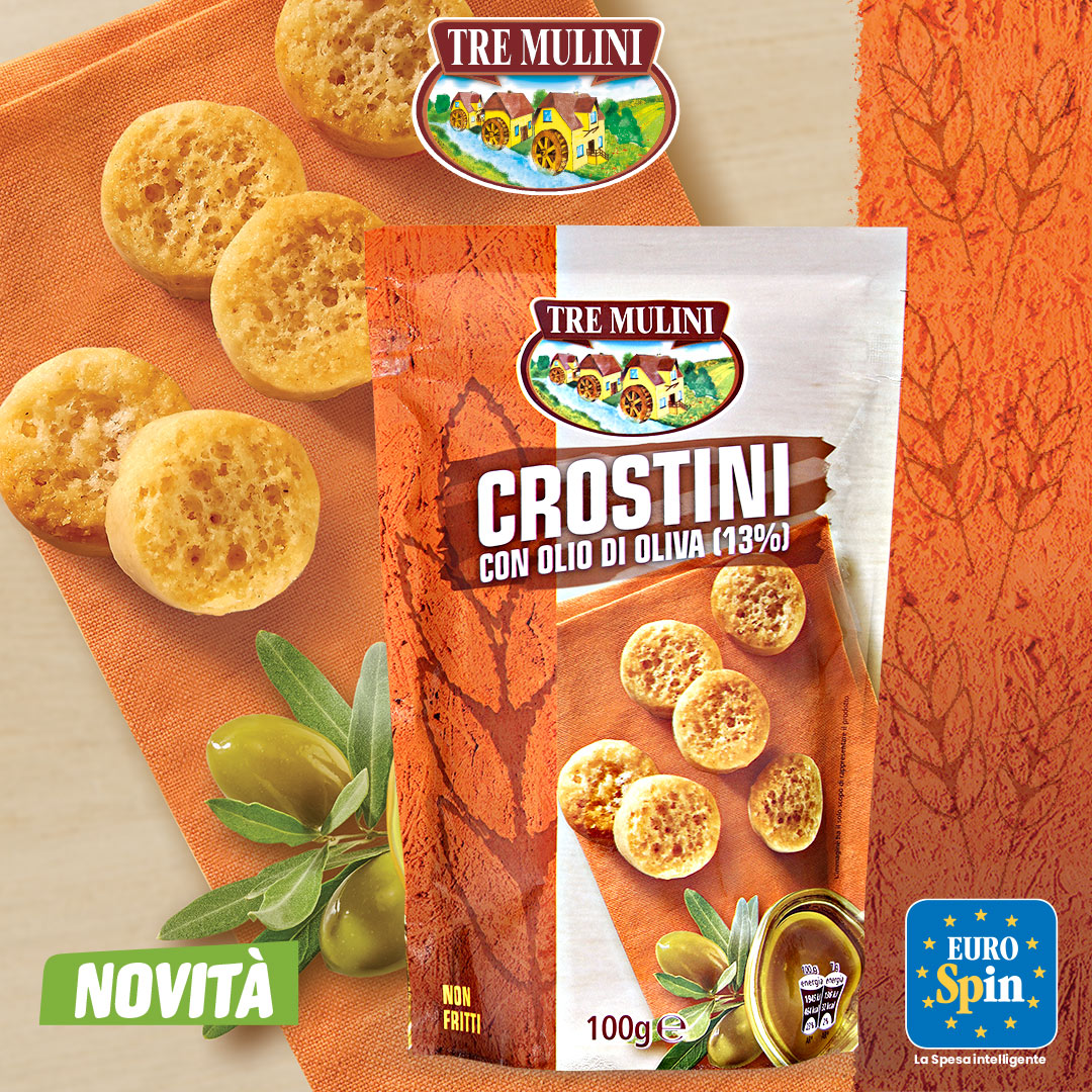 Crostini con olio di oliva