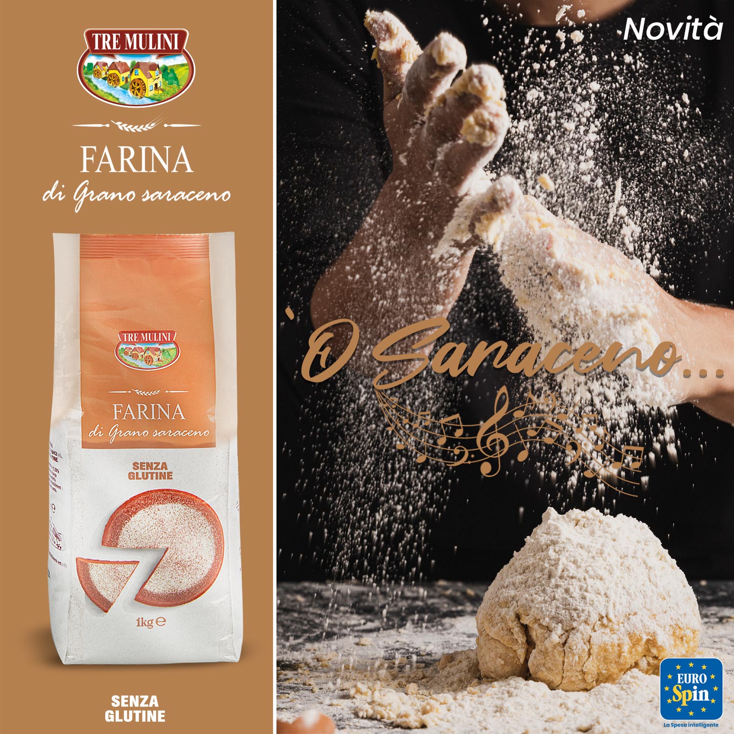 FARINA DI GRANO SARACENO SENZA GLUTINE