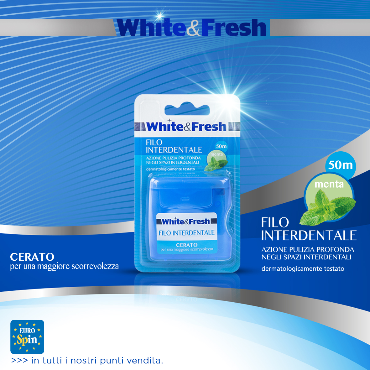 FILO INTERDENTALE WHITE & FRESH