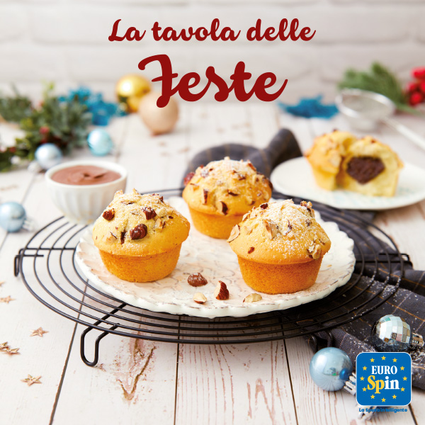 MUFFIN CON CUORE DI CREMA DI NOCCIOLE