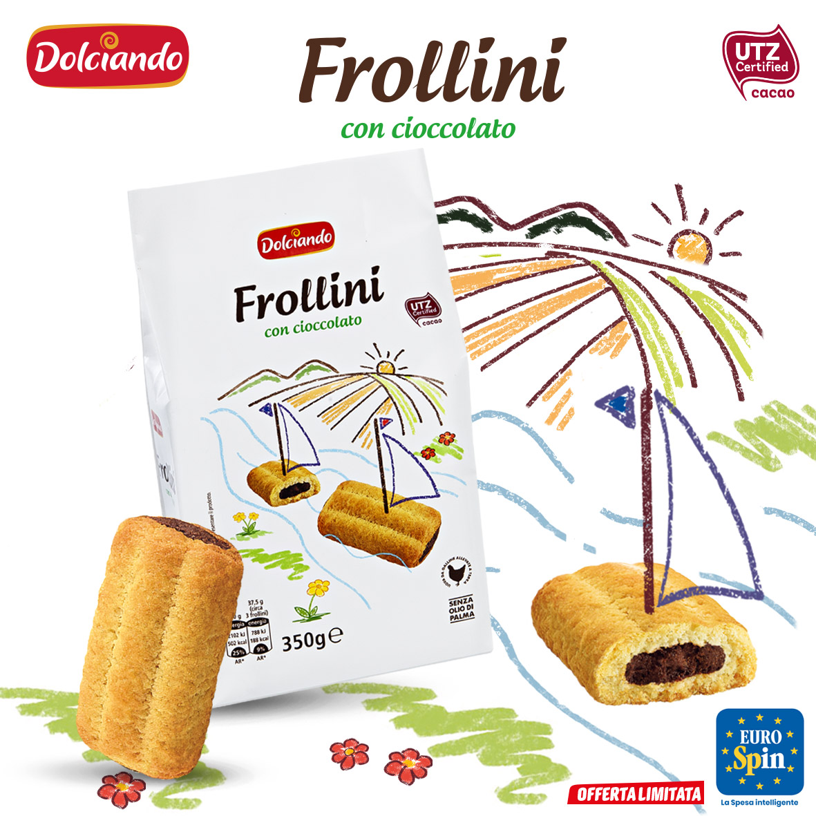 Frollini con cioccolato