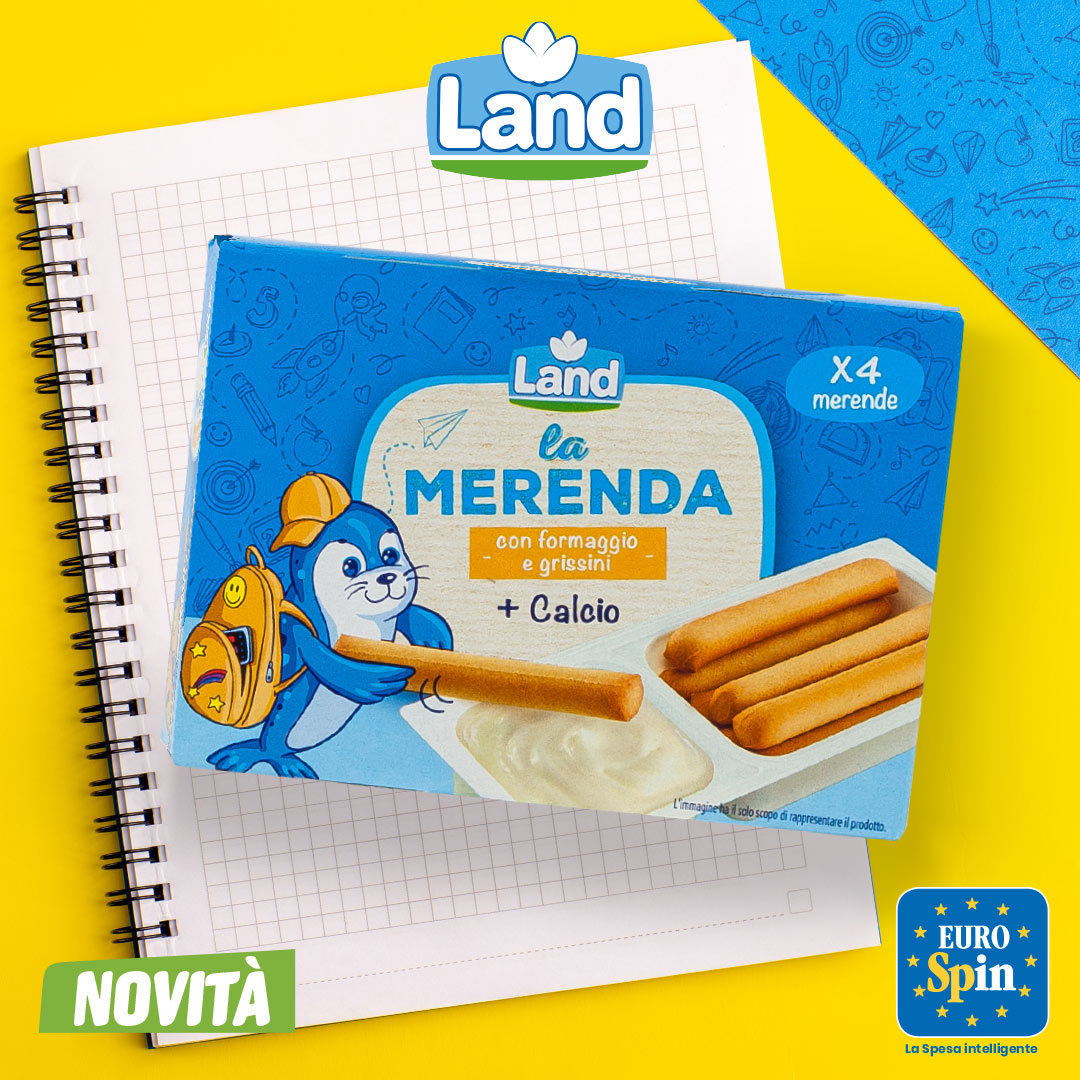 La MERENDA Land con formaggio e grissini