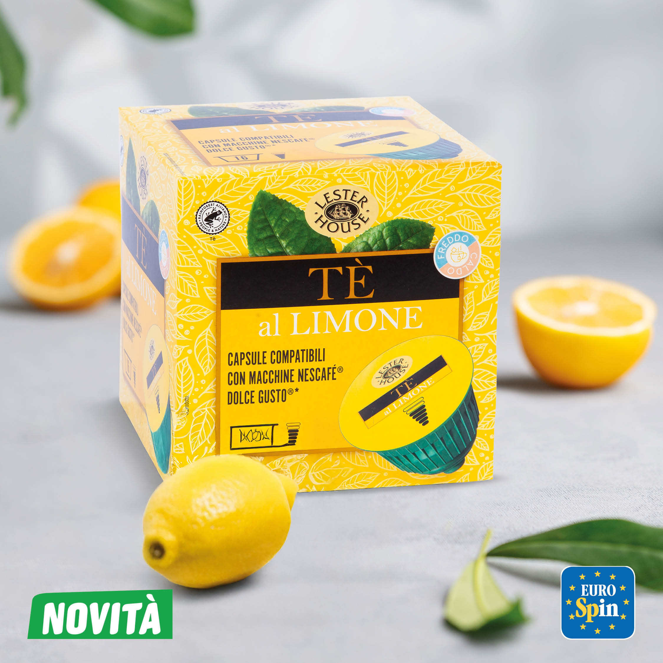 Tè al limone in capsule Lester House