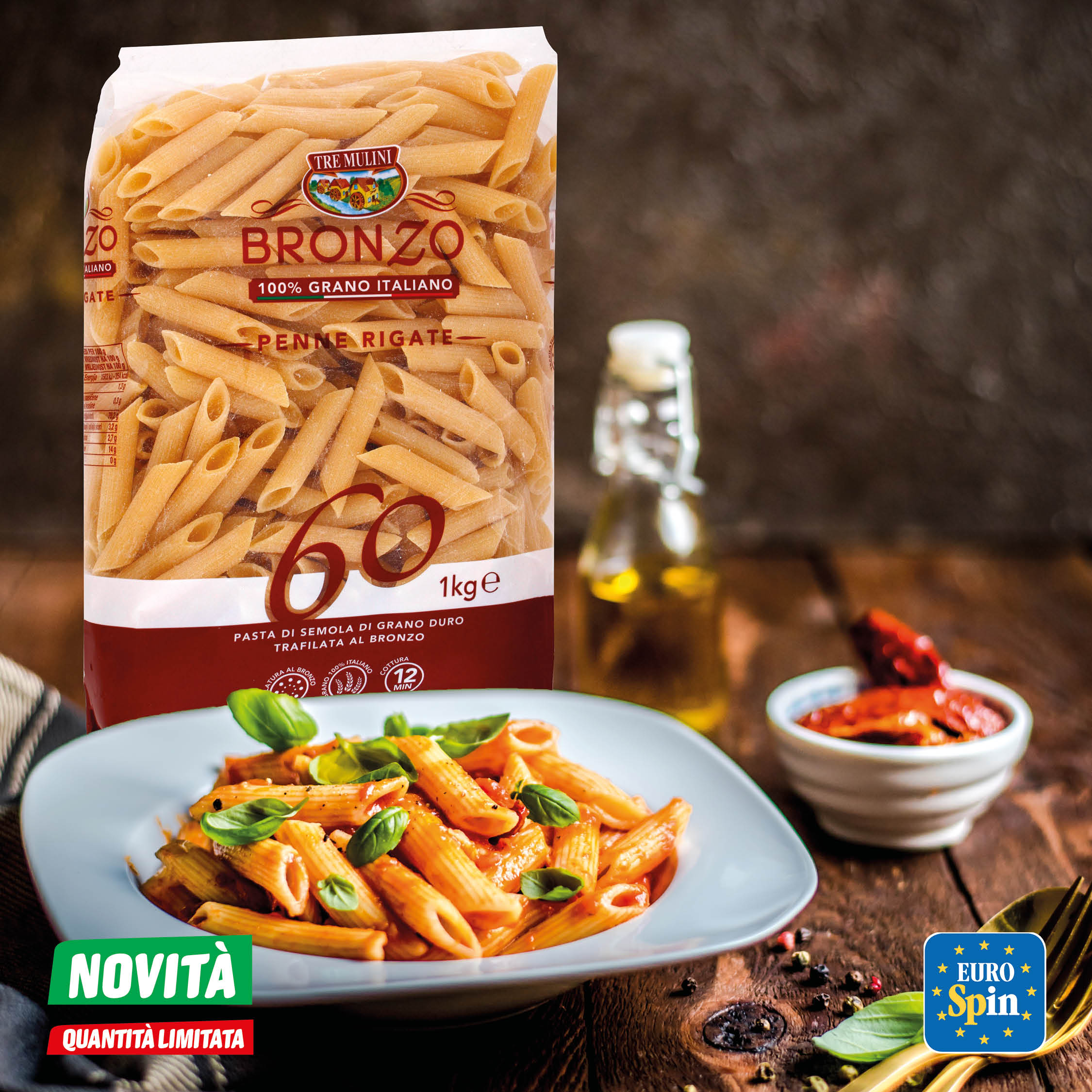 Penne rigate 1kg Tre Mulini