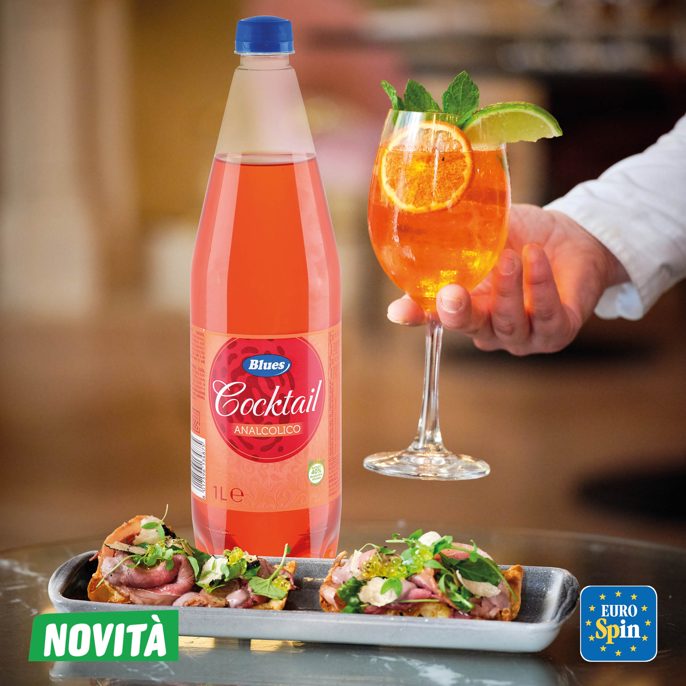 Cocktail analcolico Blues