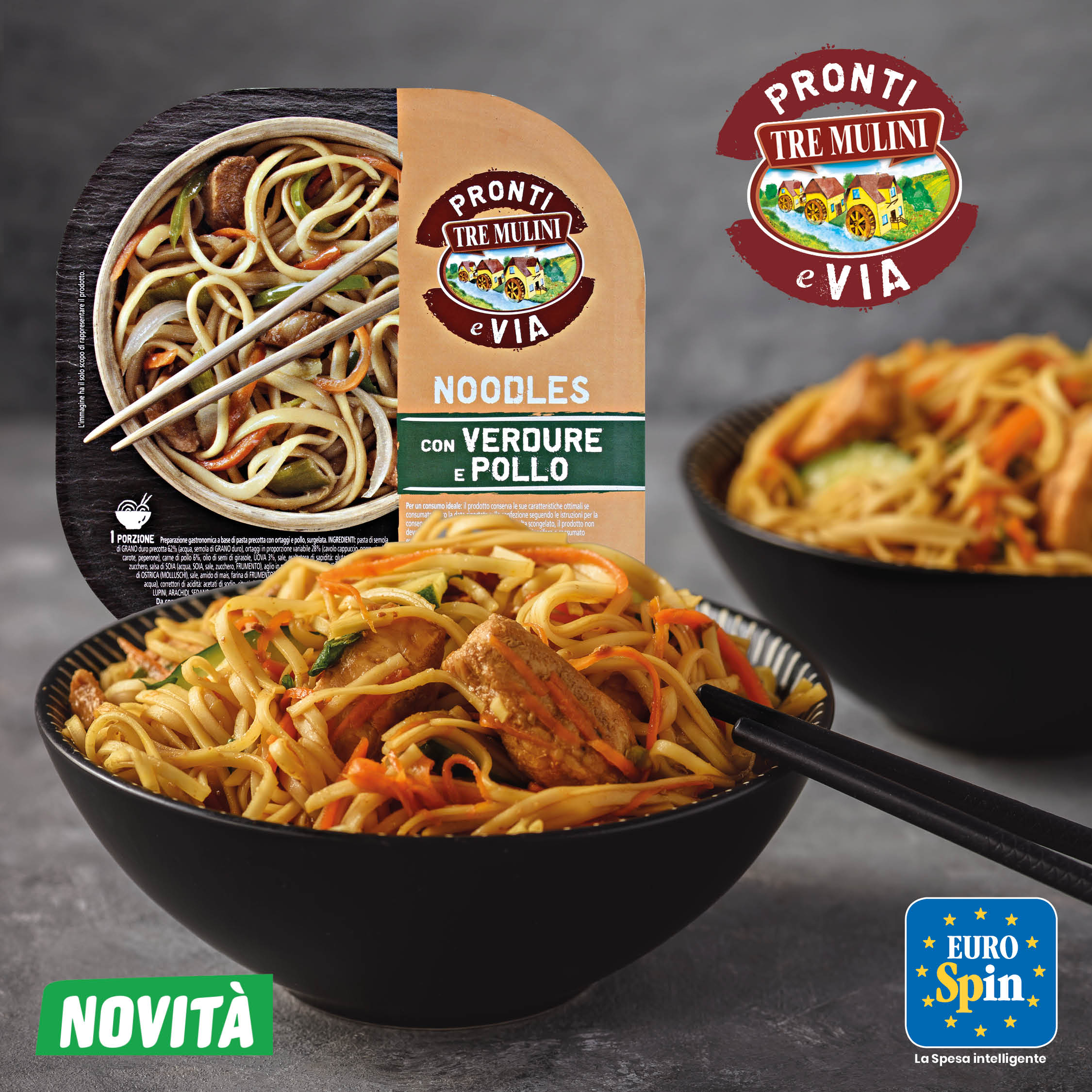 Noodles con Pollo e Verdure Tre Mulini