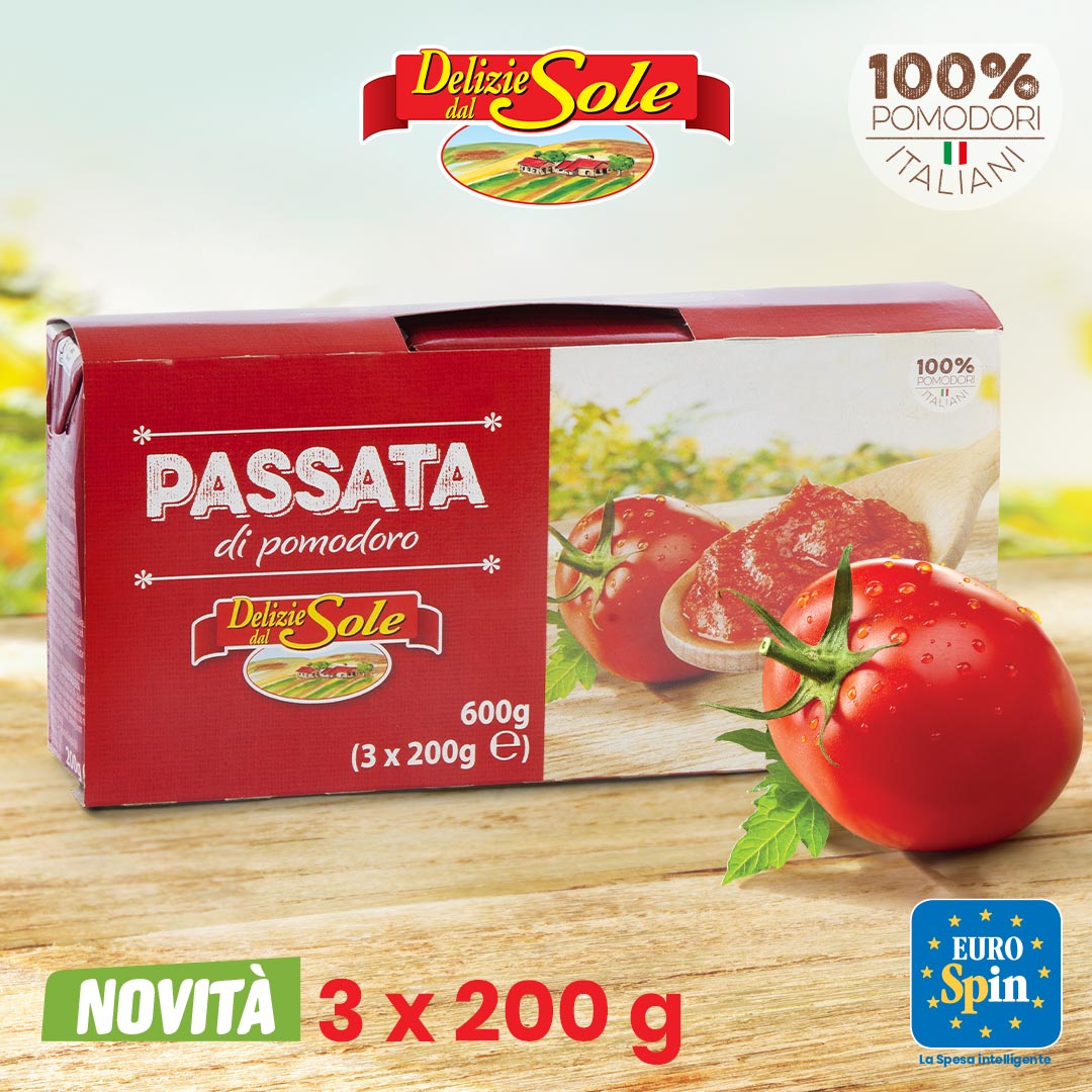 Passata di pomodoro brick Delize dal Sole