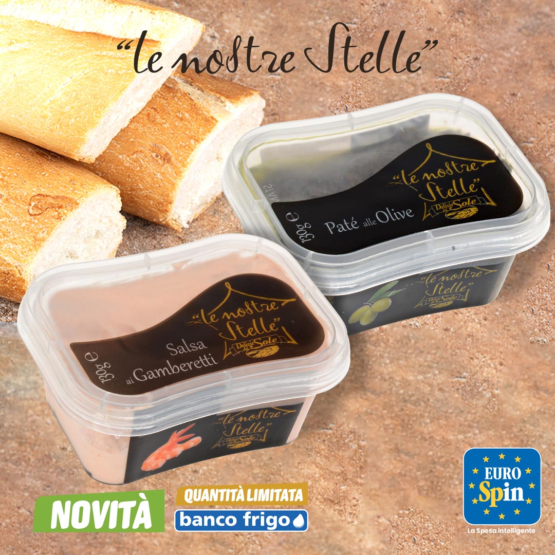 Salsa ai gamberetti e paté di olive