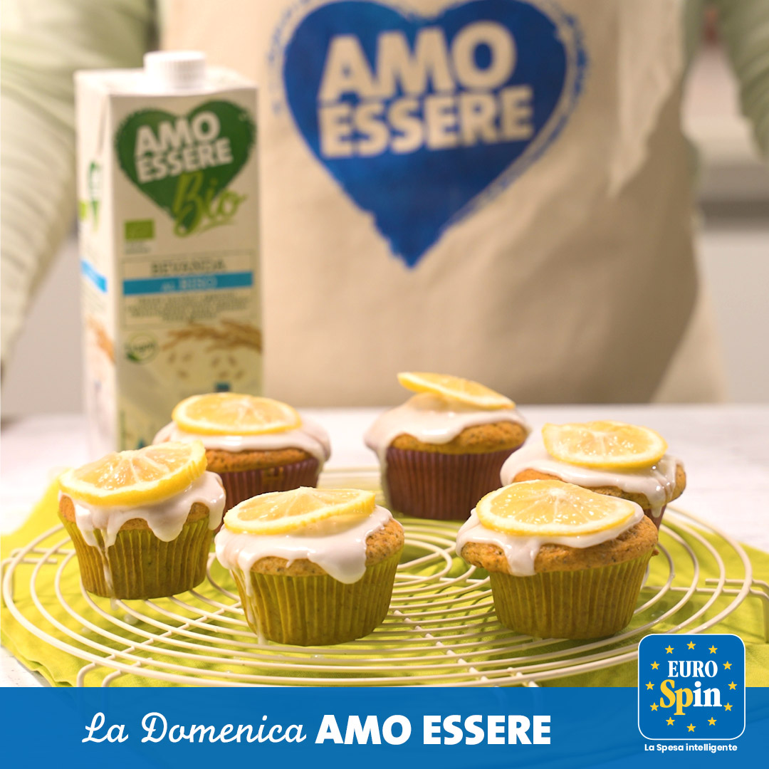 Muffin al limone e semi di papavero