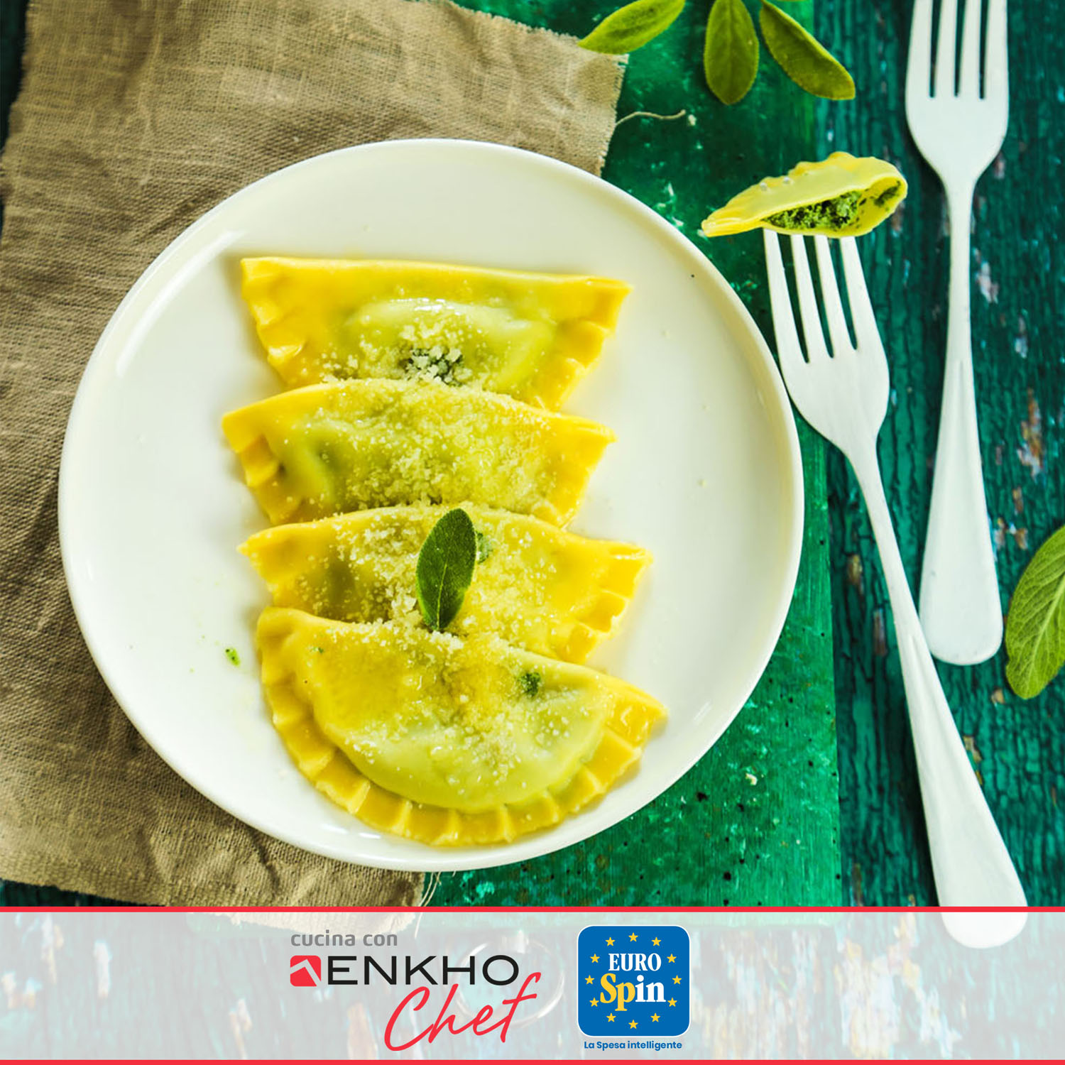 TORTELLI RICOTTA E SPINACI - 